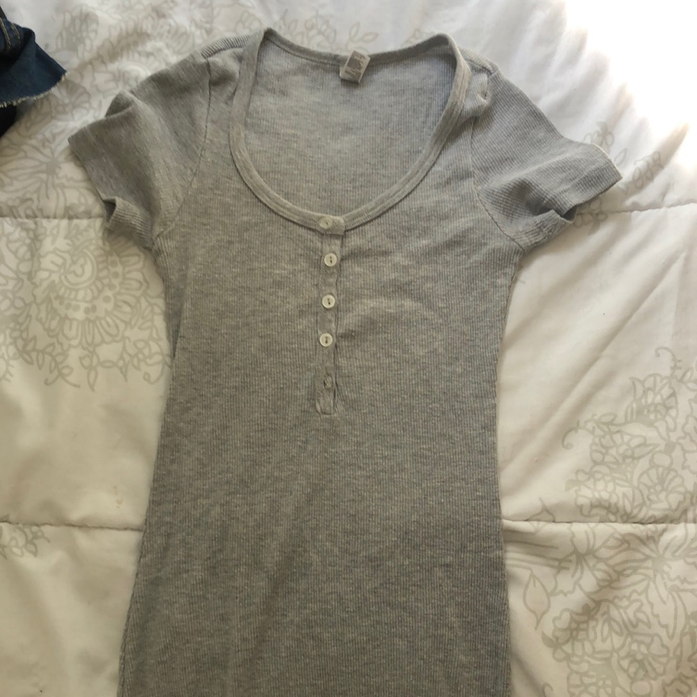 Button up bodycon dress